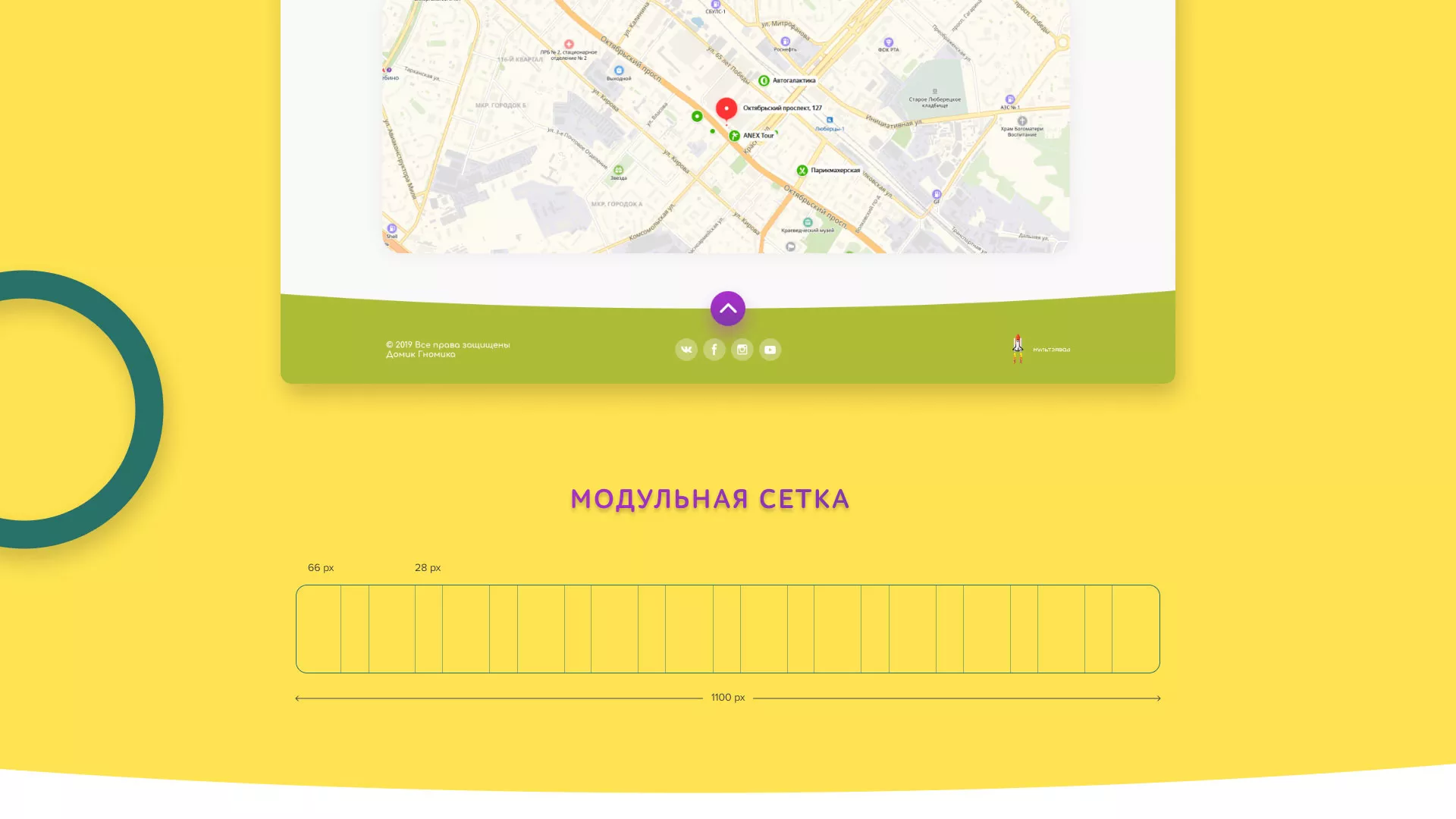 Разработка сайта детского активити-клуба «Домик гномика» в Геленджике