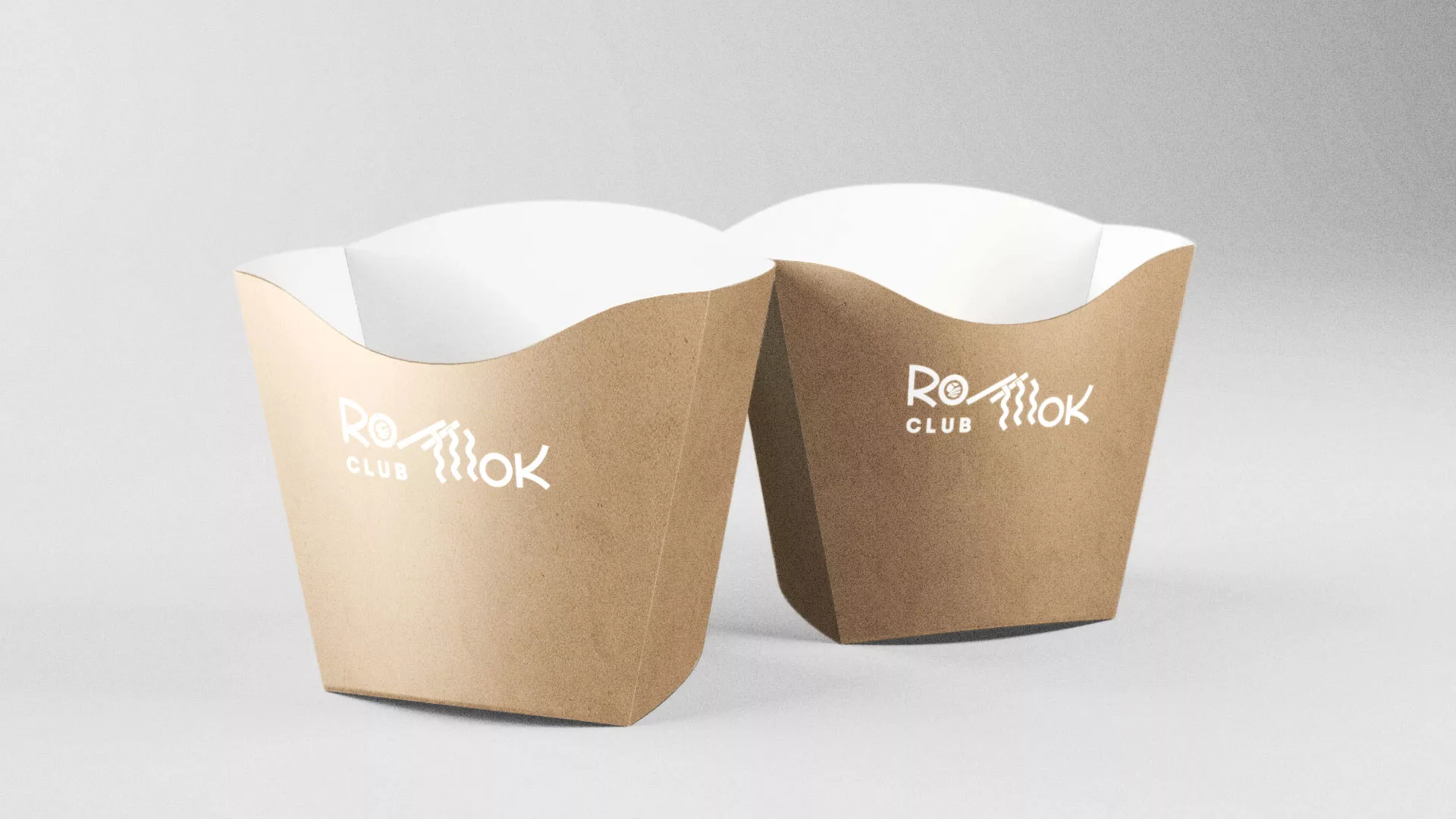 Создание логотипа суши-бара «Roll Wok Club» в Геленджике